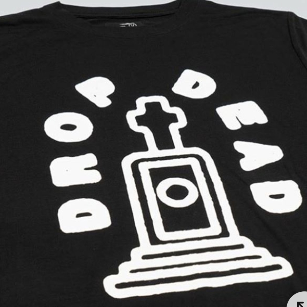 DROPDEAD Special Edition Headstone Grave Tee shirt